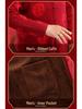2025 Autumn/Winter Wool Knit Cardigan with Frog Buttons & Fu Character - Cozy Plus Velvet for Mid-Aged & Elderly