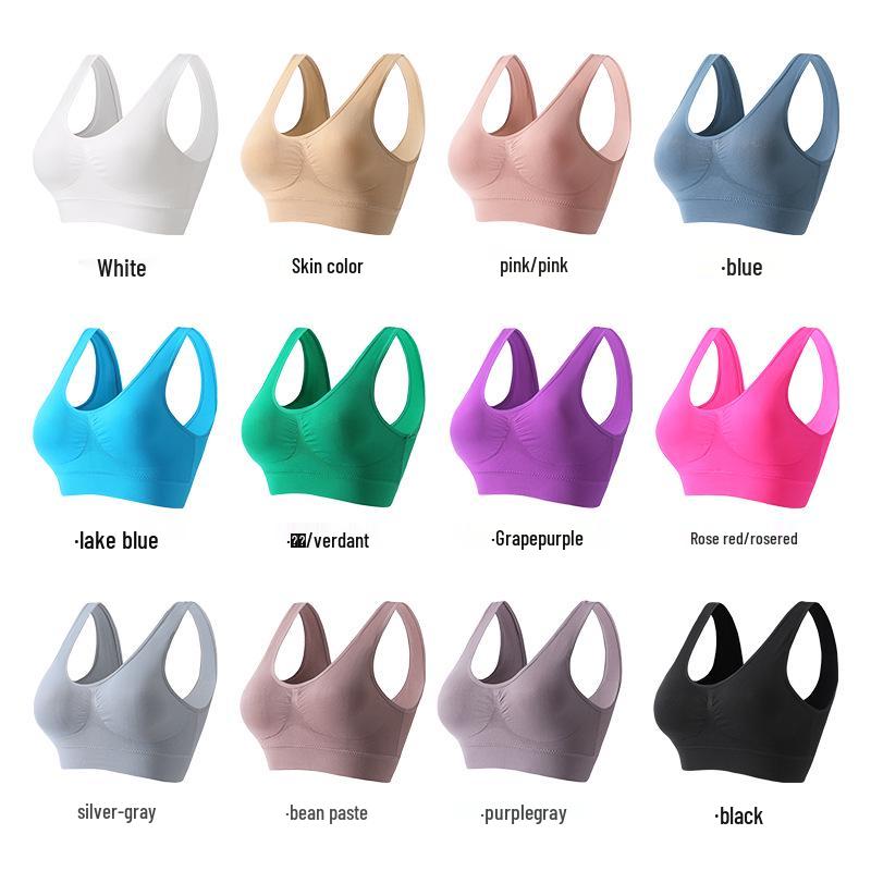 Women's Shockproof Sports Bra - Anti-Sagging, Breathable, Wireless, for Running & Yoga, Beautiful Back Design, Thin Fit, Gathering Support.