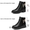 Cotton Shoes Autumn and Winter Plus Velvet Leather Shoes Warm and Lightweight Low-heeled Women's Shoes Soft Leather Soft Bottom Short Boots