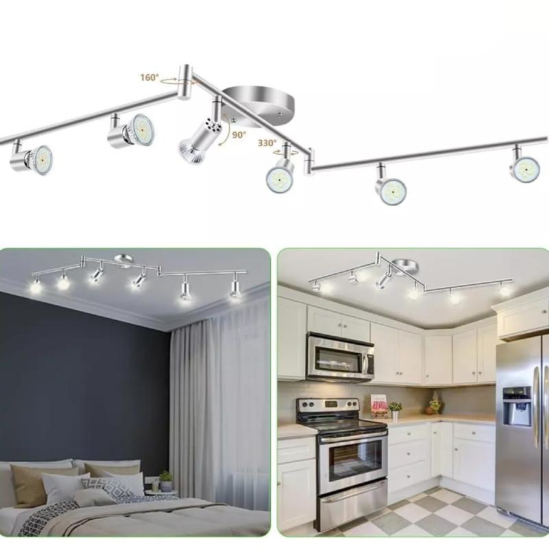 Modern Minimalist Iron Art Spotlight Decorative Lighting For Exhibition Background Walls