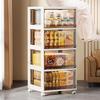 Multilayer Household Storage Cabinet with Drawers for Organizing Snacks, Toys, and Sundries