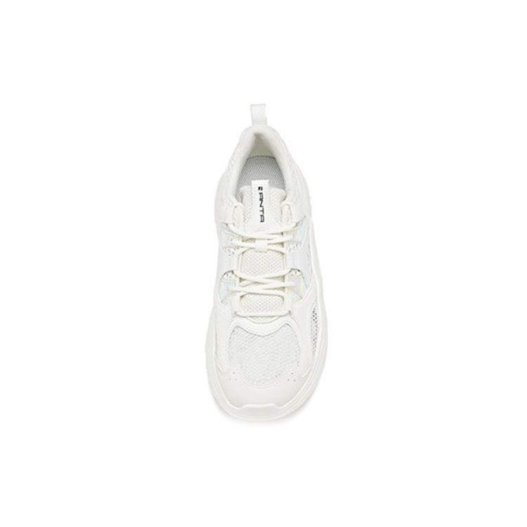 Anta Slip Resistant Abrasion Resistant Low top Running Shoes Women's White 122028882-1