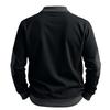 Men's Solid Color Half-Zip Sweatshirt Men's Sports Large Size Casual Sweatshirt