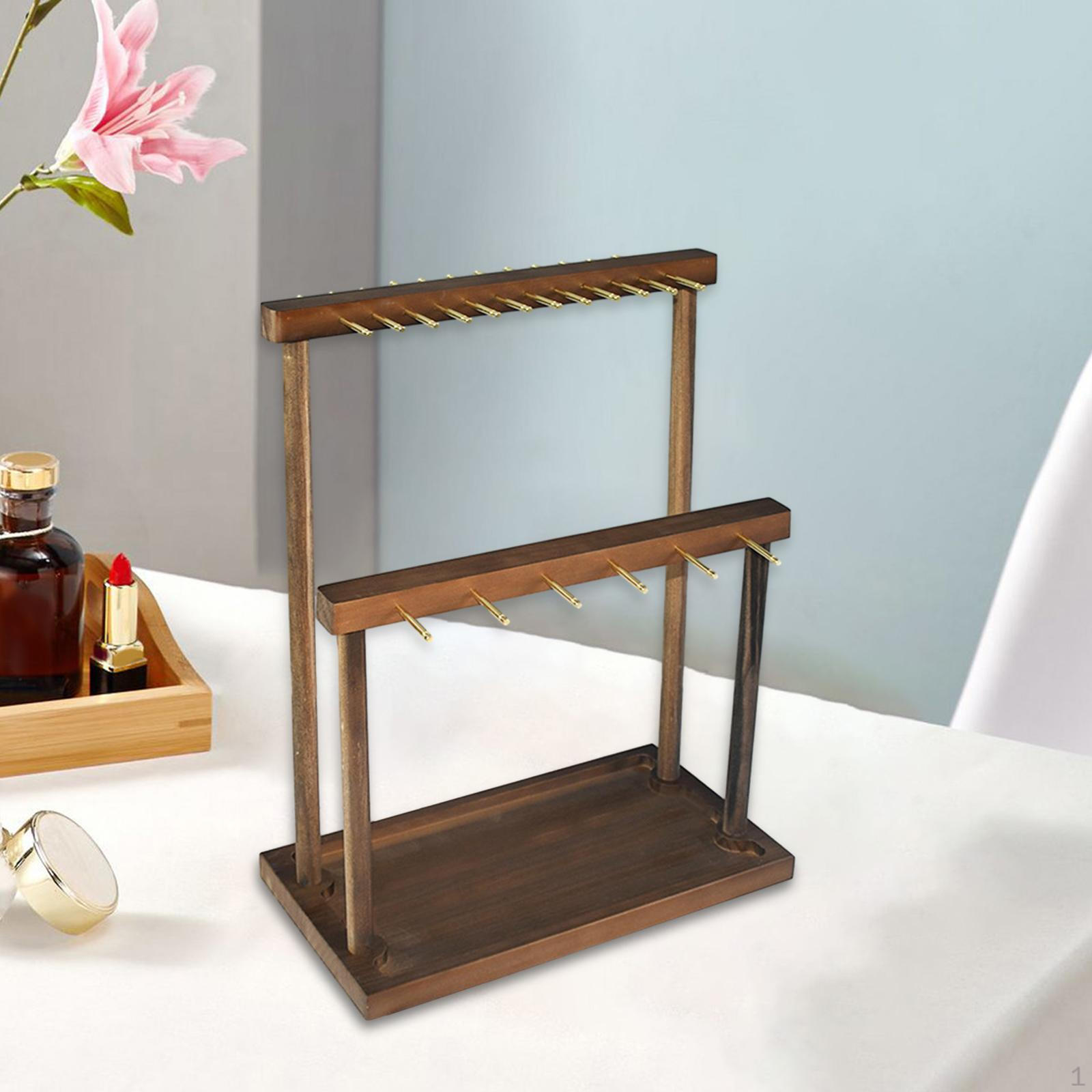 

Подставка для ювелирных изделий, органайзер, стабильная стильная стойка, держатель для ожерелья, деревянный браслет, браслет