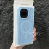 For Vivo iQOO 15R iQOO Z11 Turbo Case Magnetic Honeycomb Hole Heat Dissipation PC Silicone Skin Feel Cover Non-Slip Bumper