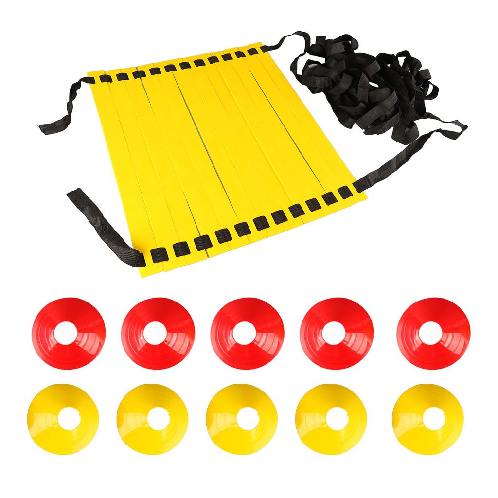 Speed Agility Train Kit Agility Football Ladder Soccer Cones Training Equipment with Bag