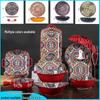 Bohemian Ceramic Dinnerware Set – Plates, Bowls, and Dishes for Soup and Dumplings