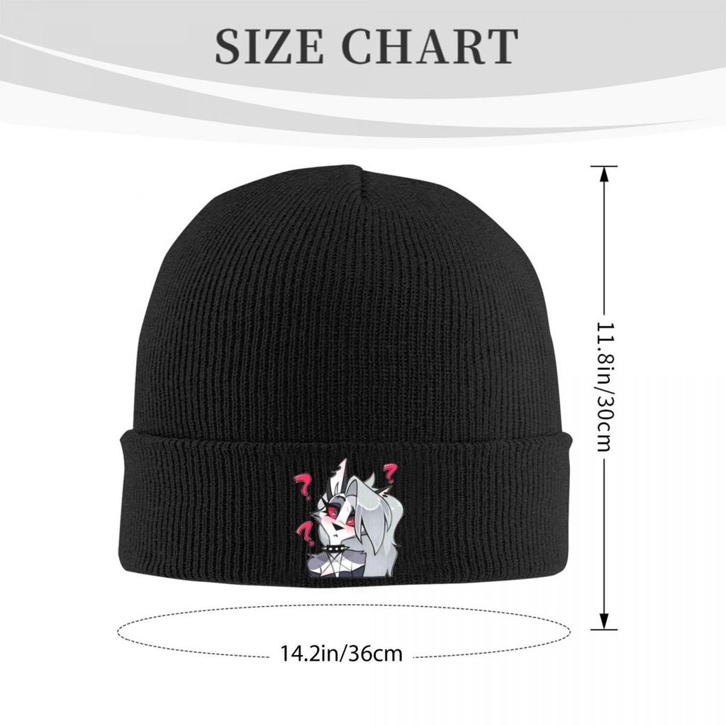 Helluva Boss Loona Warm Knitted Cap Fashion Bonnet Hat Autumn Winter Outdoor Beanies Hats for Unisex Adult