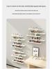 Wall-Mounted Bedroom Hand Figure Display Shelf - 5-Layer Wooden Ornament Organizer