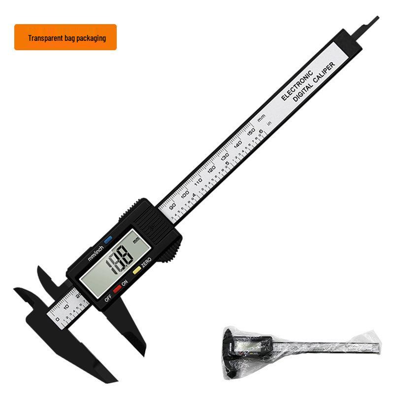 

0-150mm High-Strength Plastic Digital Vernier Caliper - Measures Inner & Outer Diameters