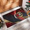 OGC Nice FC Soccer Football Pattern Soft Area Rug Non Slip Indoor Floor Carpet Sports Decor Mat for Bedroom