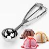 Stainless Steel Ice Cream Scoop & Spade – Customizable Fruit and Ice Cream Scooper
