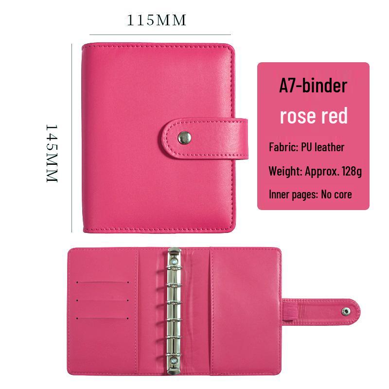 Macaron Minimalist Loose-Leaf Notebooks: A5, A6 Travel, and A7 Pocket Korean Creative Stationery Budget Books