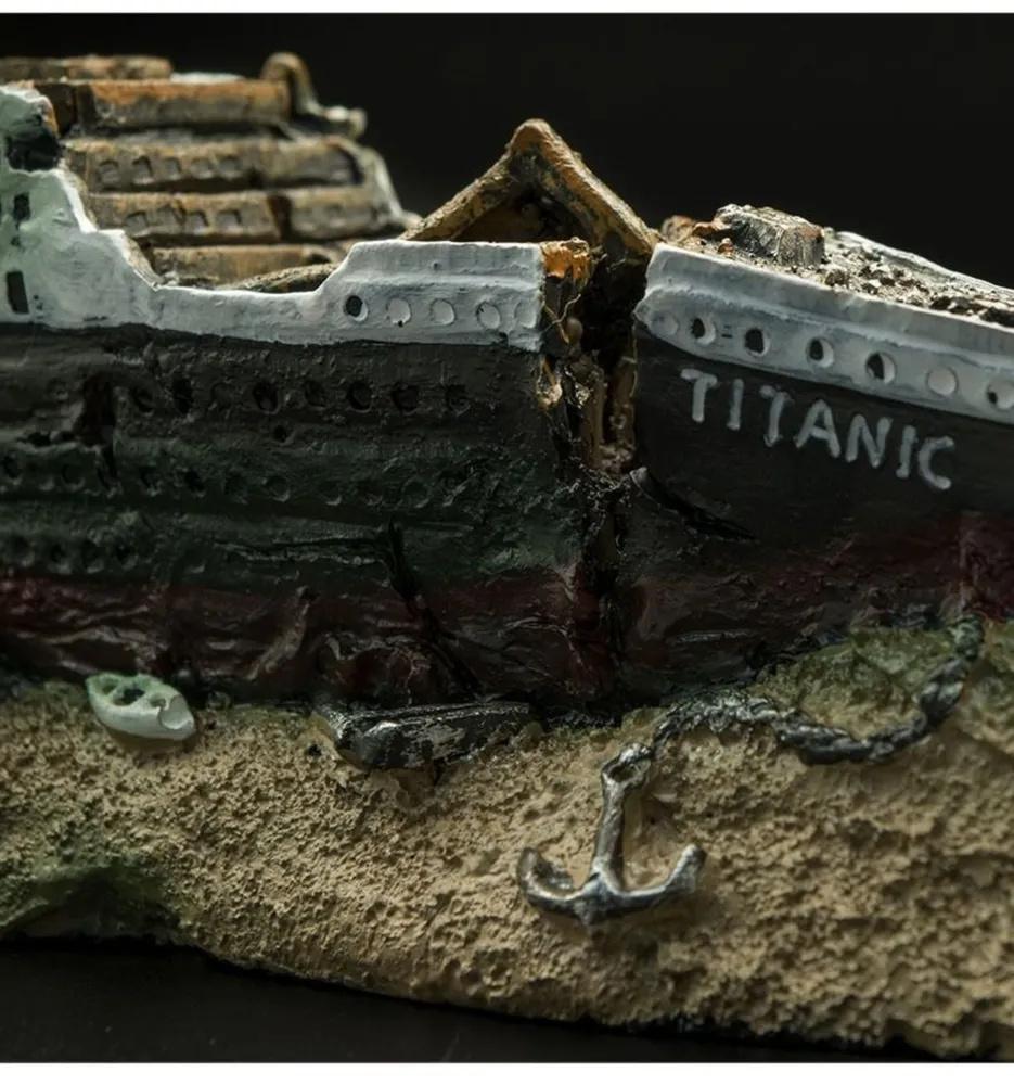 Dekoracje do akwarium Symulacja Wraku Titanica