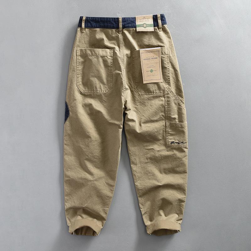 Pantaloni cargo de primăvară pentru bărbați, bumbac, moi, la modă, pantaloni streetwear de înaltă calitate, casual, pentru bărbați, pantaloni de lucru