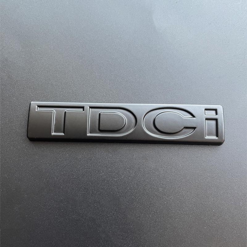 

3D Metal Chrome Black Logo TDCI Emblem Car Fender Trunk Badge For Ford Fiesta Kuga Mondeo MK3 Focus MK2 TDCI Sticker Accessories