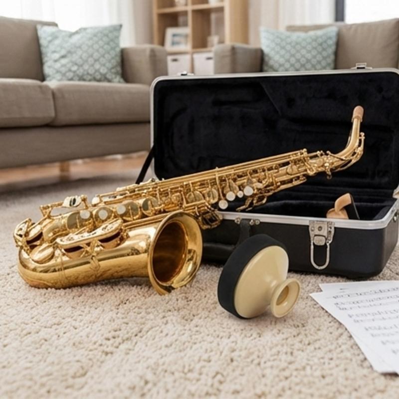 Profesionální tlumič pro alt saxofon Lehký tlumič saxofonu Tlumiče Příslušenství pro dřevěné dechové nástroje Snadná instalace