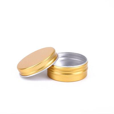 100 buc Borcan de aluminiu de 15 ml Recipient de aluminiu de 15 g Culoarea aurie Borcane cosmetice de 15 ml