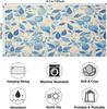 Blue Leaves Fruit Beach Towel Microfiber Oversized Sand Free Beach Towel Quick Dry, Lightweight Pool Gym Swim Towels for Travel