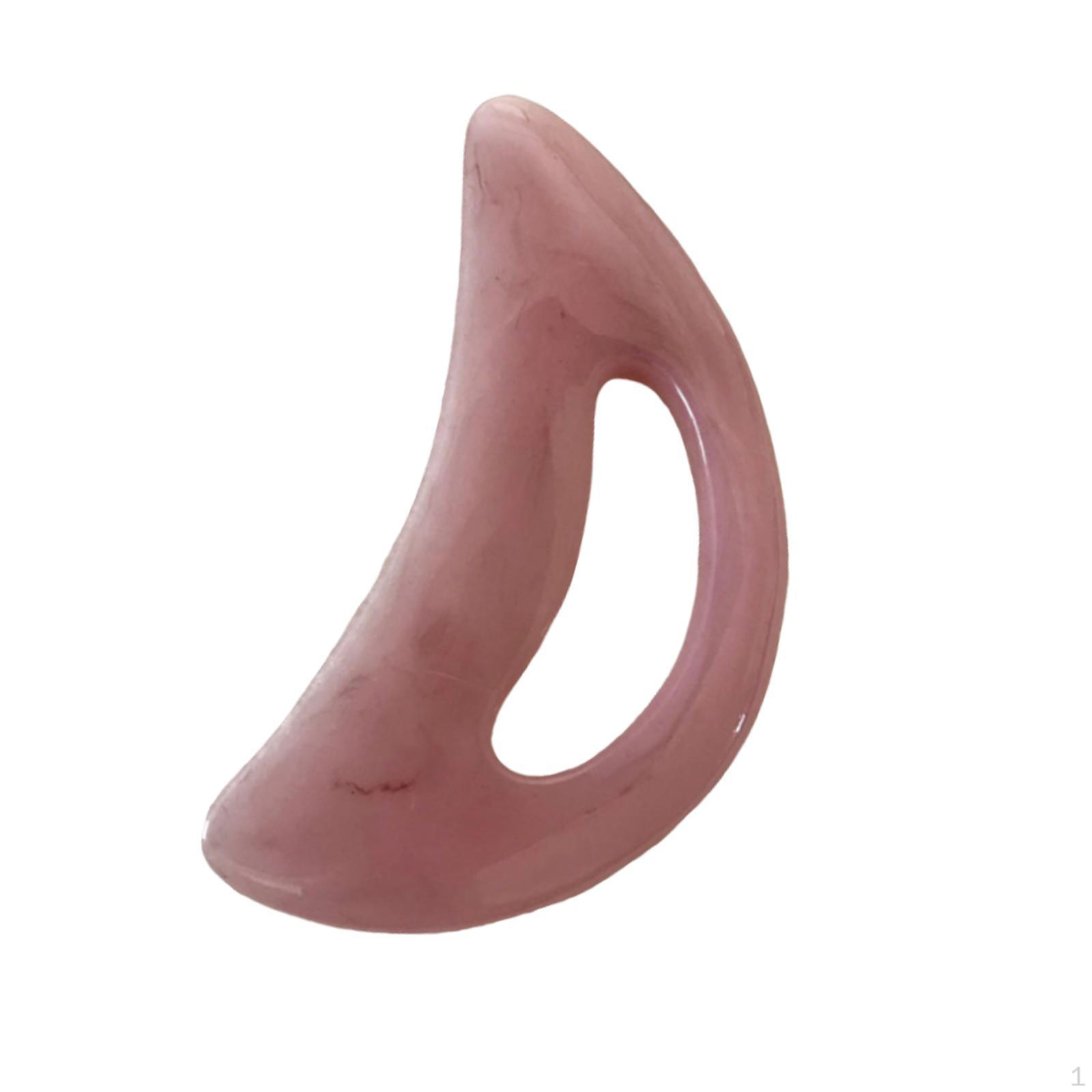 

Tool for Facial And Body Use, Handheld Scraping Device Neck Arm Back Large pink
