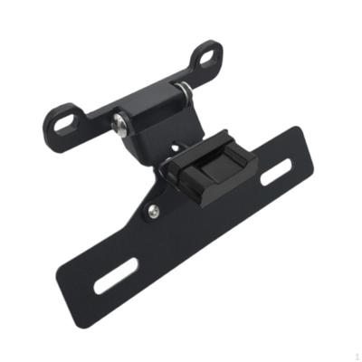 Motorcycle License Plate Bracket Holder Aluminum Alloy Sturdy Accessory Replacement for