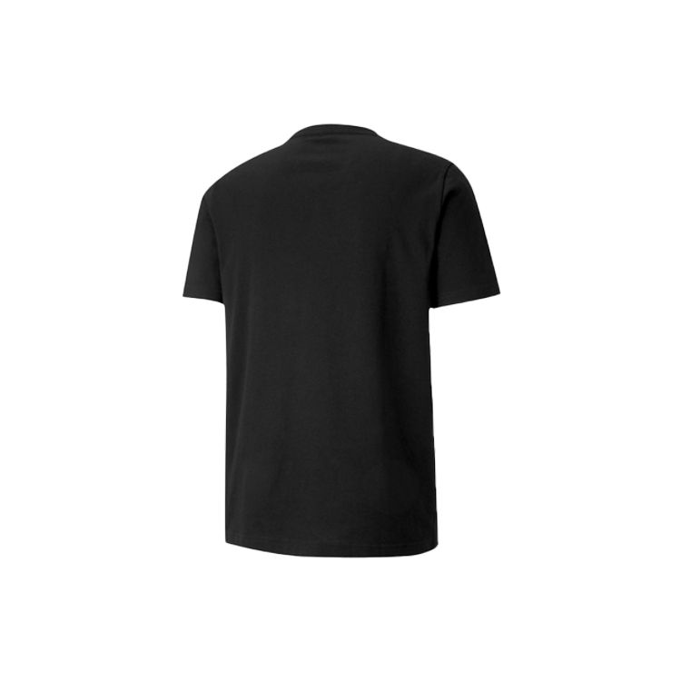 Puma Printed Round Neck Short Sleeve T-Shirt Men Tops Black 581908-01