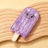 Glitzer-Eis am Stiel Quetsch-Slow-Rising Stressabbau-Spielzeug Niedliches Eiscreme-Quetschspielzeug Weiches Mochi-Spielzeug für Kinder Geschenk Schreibtischdekoration