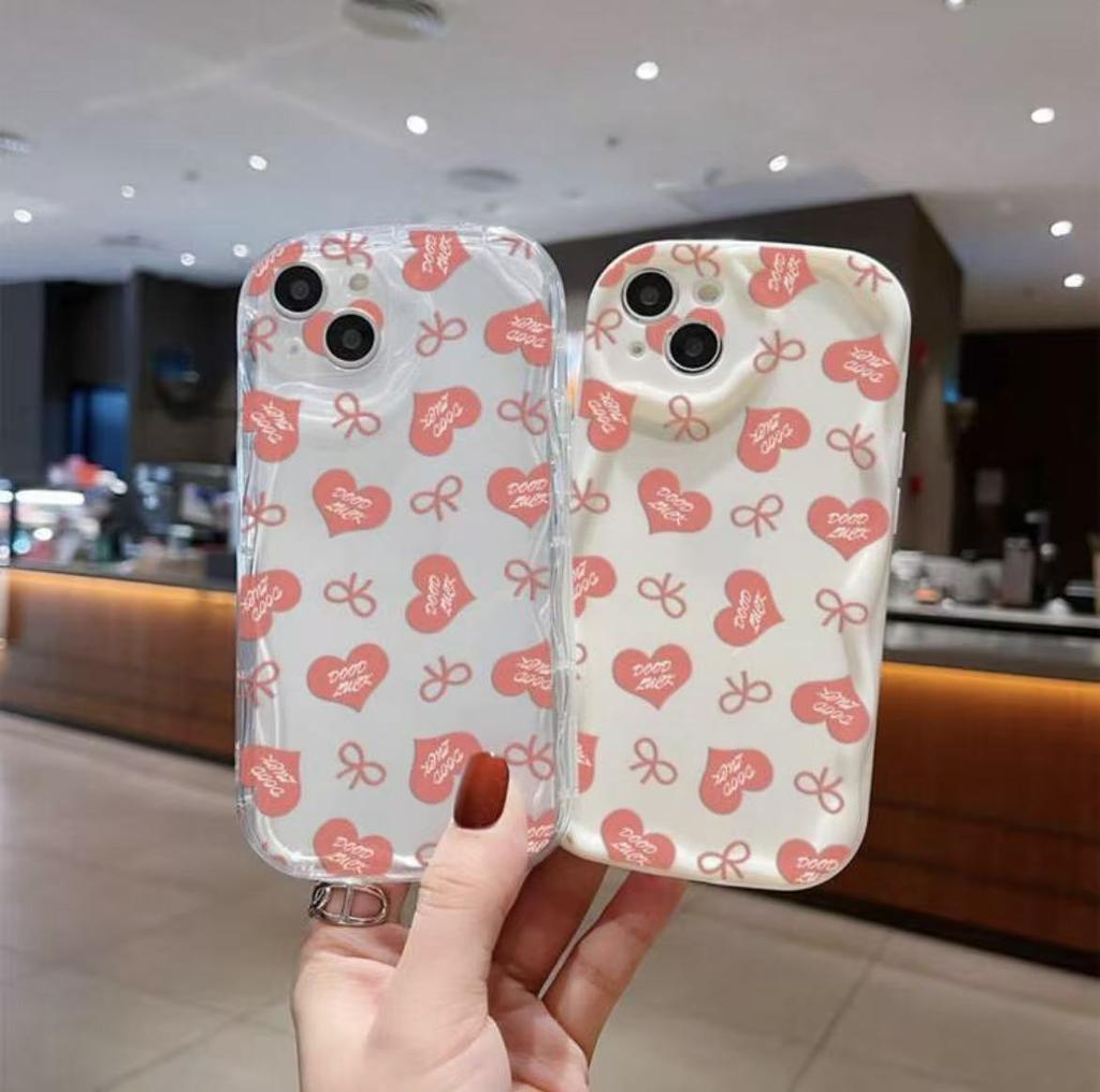 Love bow is suitable for iphone17pro mobile phone case 11 Apple 15 anti-drop 14/13promax new 12.