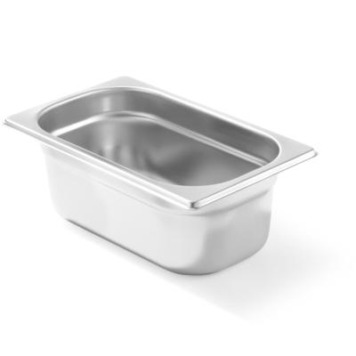 GN 14 Container, Stainless Steel, Profi Line, Height 200 Mm, Hendi 801604