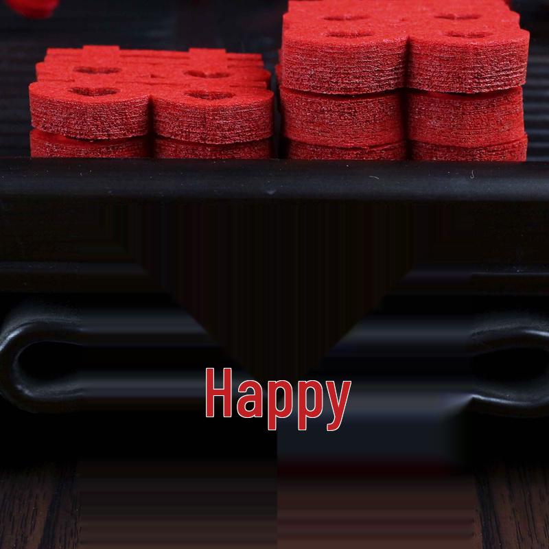 Doppelglück Hochzeits-Streudeko Set: Kreative Bett-, Zimmer- und Treppenhausdekorationen mit Obstteller