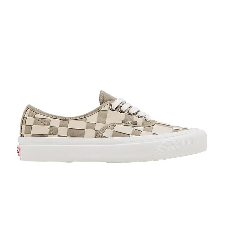 Vans Authentic 44 DX Woven Check - Brown Khaki 36.5
