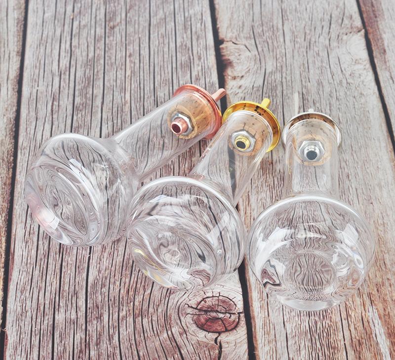 Bouteille en Verre de 50 ml pour Bitters de Cocktail - avec Bouchon Doseur en Acier Inoxydable, Design Cage à Oiseaux pour Mixologue Professionnel