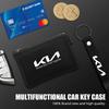 ABCDGC1 Car Accessories For KIA Soul Sorento K2 K5 Picanto Optima Sportage Cerato Leather Car Key Cover Case Wallet Bag Keychain