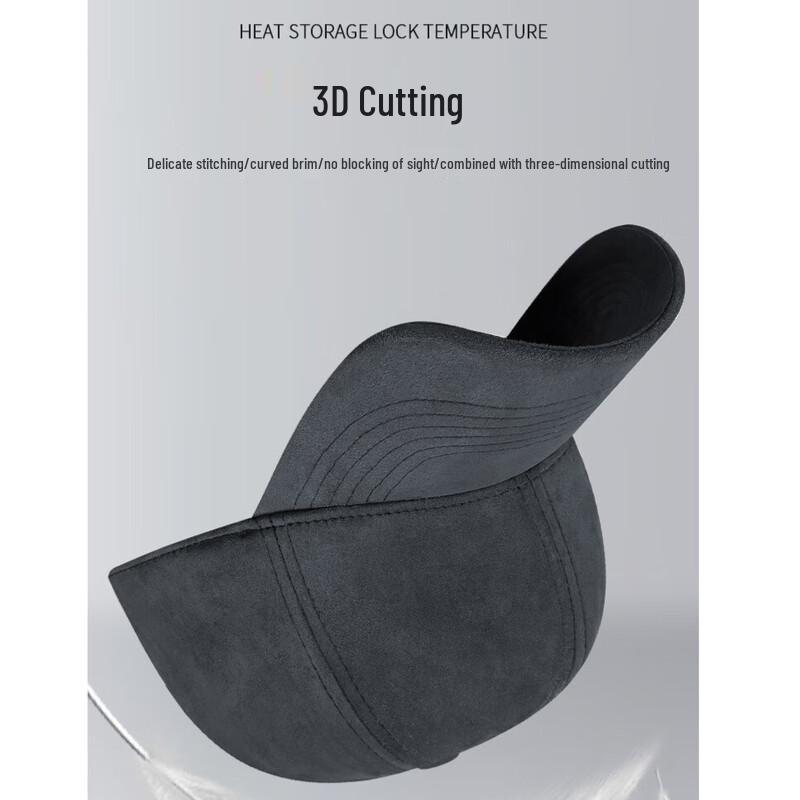 ZHENYUEQI Unisex Autumn/Winter Velvet Fleece-Lined Baseball Cap