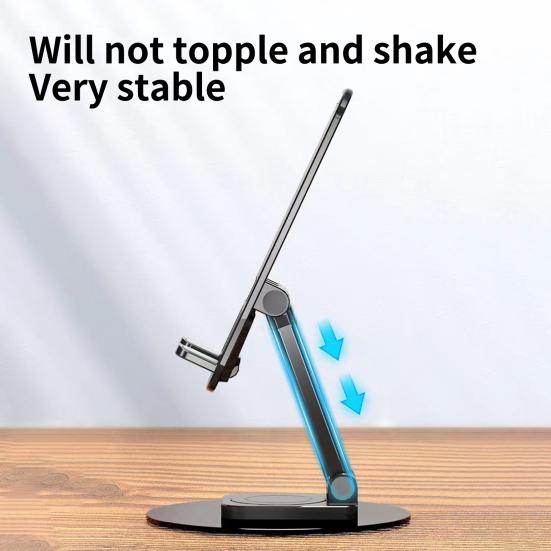 Mobile Phone Holder Base Non-slip Folding Angle Adjustable Multifunctional Stable Desk Bracket Universal Support Tablet PC