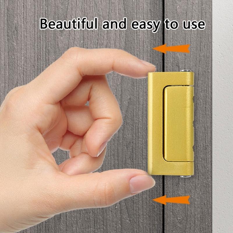 Aluminum Alloy Antitheft Door Latches Bolt Door Reinforcement Lock Hardware Convenient Home Security Door Lock Enduring