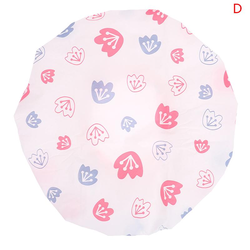 

Водонепроницаемая шапочка для душа для волос Салонная эластичная утолщенная для женщин Шапочка для ванной