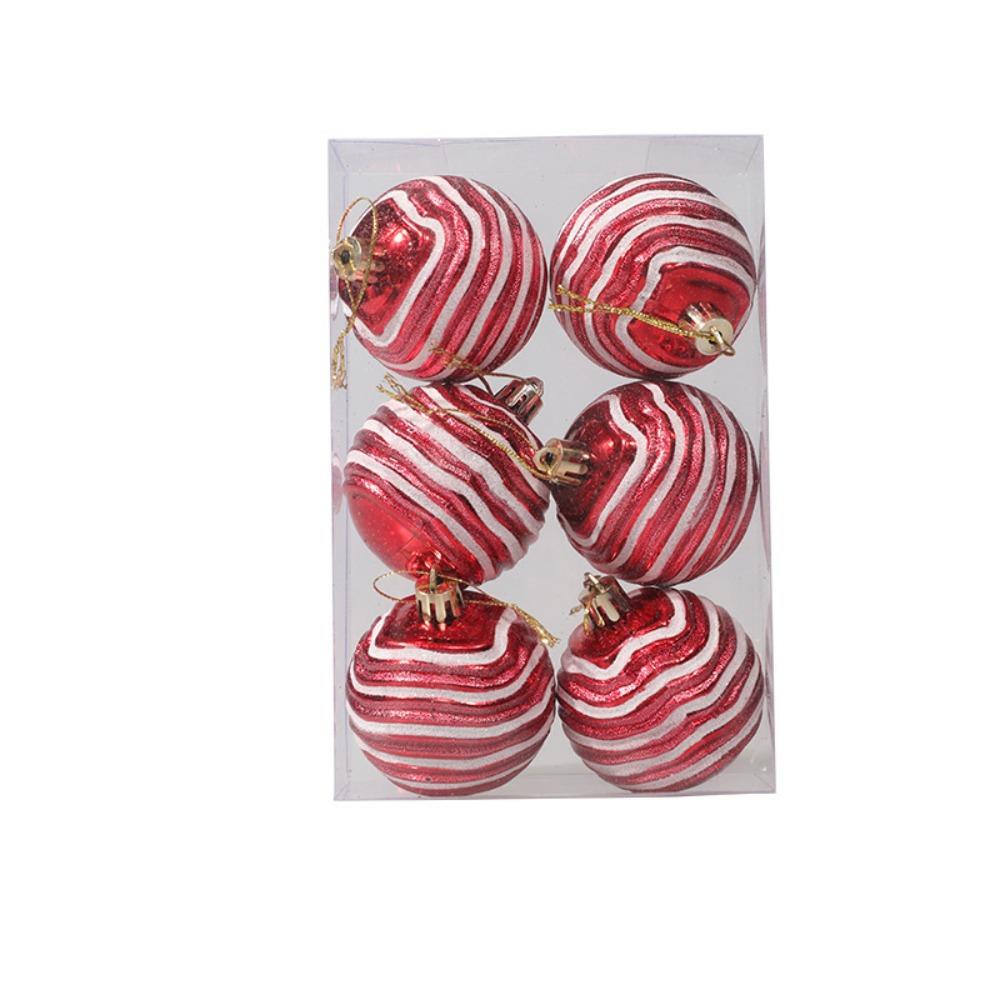 12pcs Creative Christmas Ball Delicate Hanging Ornament DIY Supplies Christmas Tree Pendant  Wedding