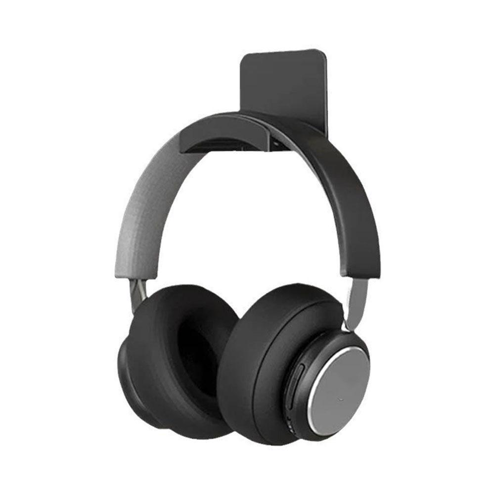 1pc No Drill Wall Mounted Headphone Holder  Stylish Practical Multifunctional  Easy Install Non-Damaging Gaming Headset Bracket