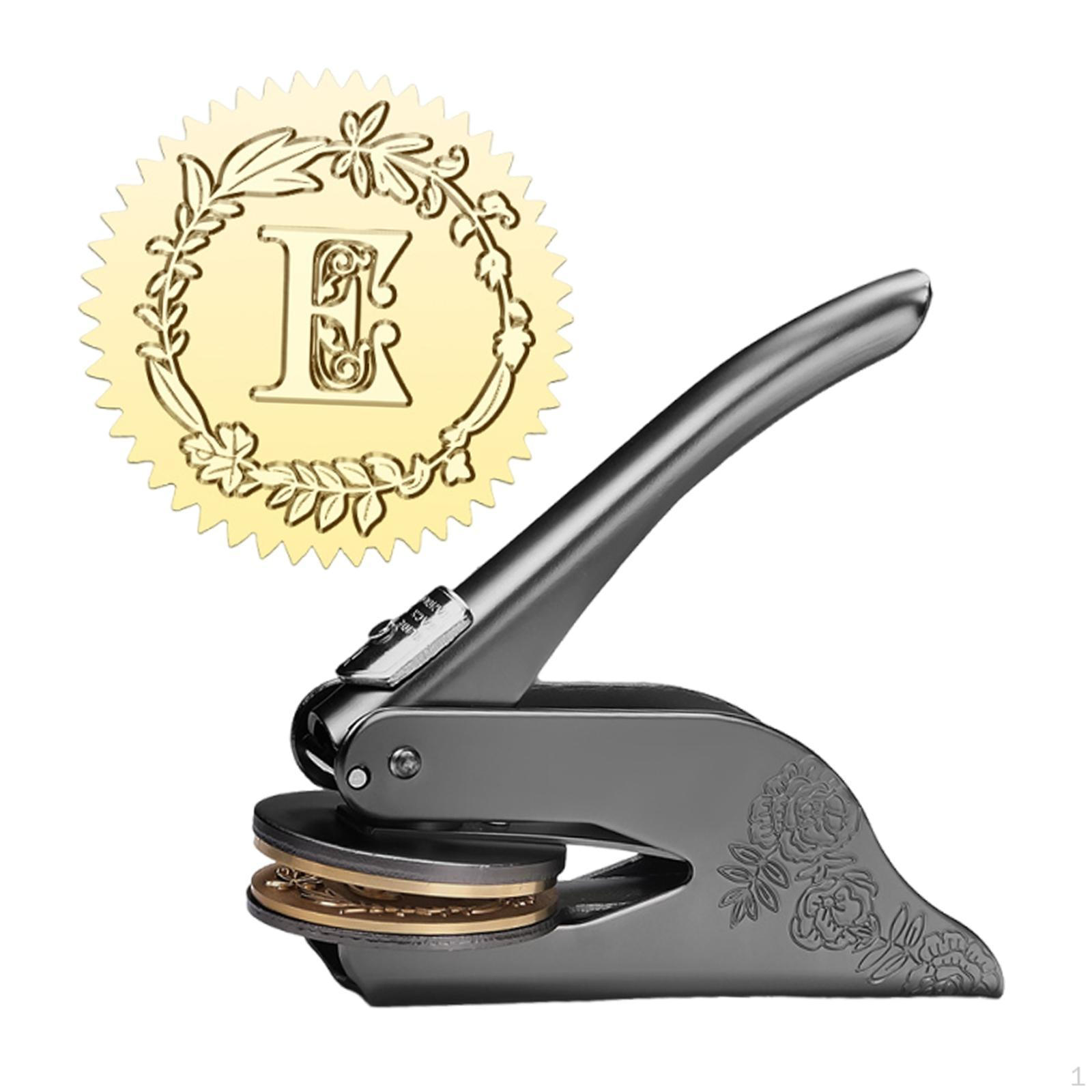 

Letter Embosser, Handheld Stamping Device for Name Cards E