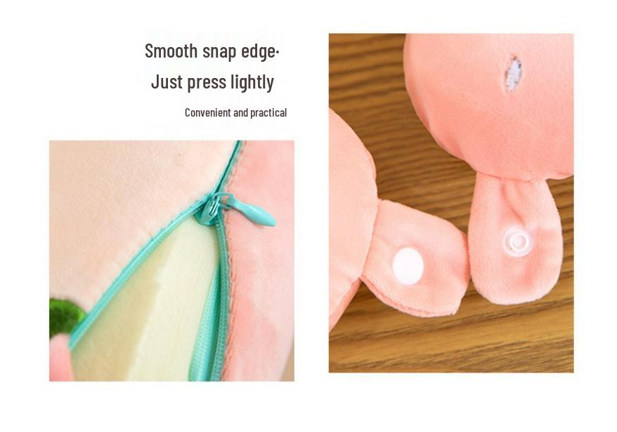 Customizable Cartoon Embroidery U-Shaped Memory Foam Neck Pillow for Travel & Home