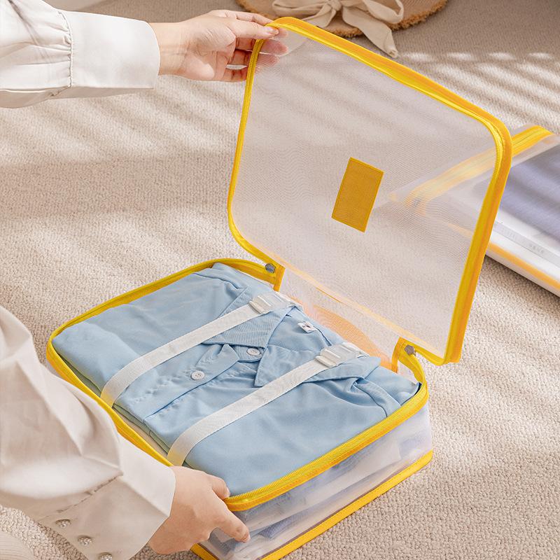 Nuovo Set da Sette Pezzi di Borse da Viaggio in Rete di Nylon per Valigie, Vestiti, Scarpe, Organizzatore per Intimo, Borsa Portaoggetti, Borsa da Bagaglio