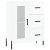 VidaXL Buffet Blanc brillant 69,5x34x90 cm Bois d'ingénierie 828054
