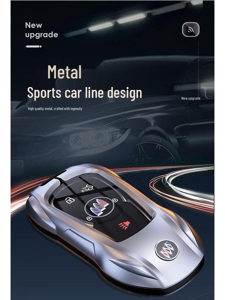 Premium Key Case for Buick Regal, Envision, GL8, LaCrosse, Enclave, GX, Weilan 7