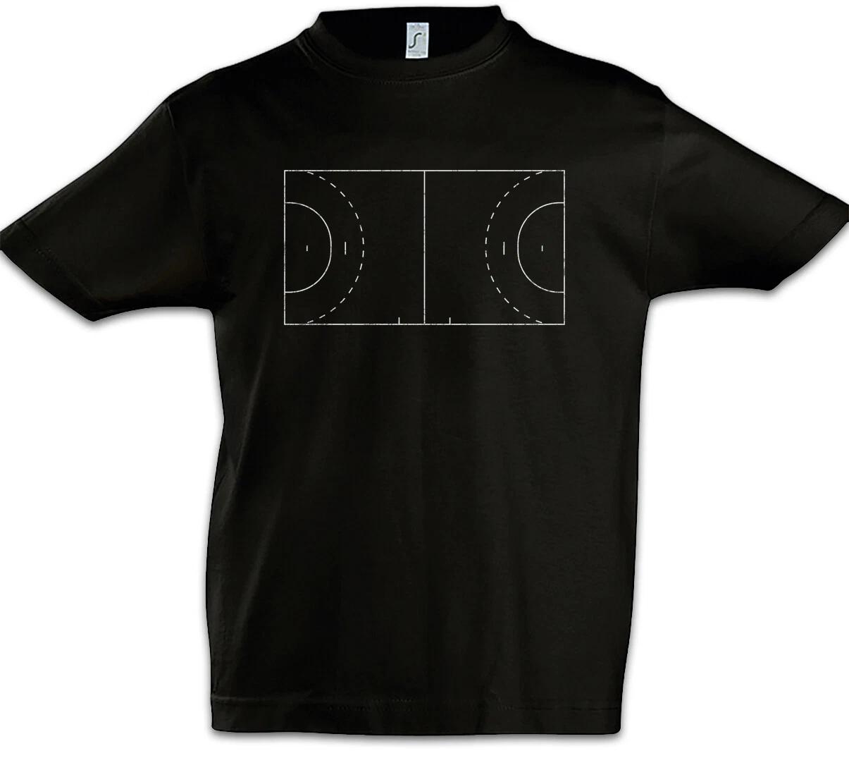 Handball Field Kids Boys T-Shirt Player Handballer Handball Field Court Field- 160