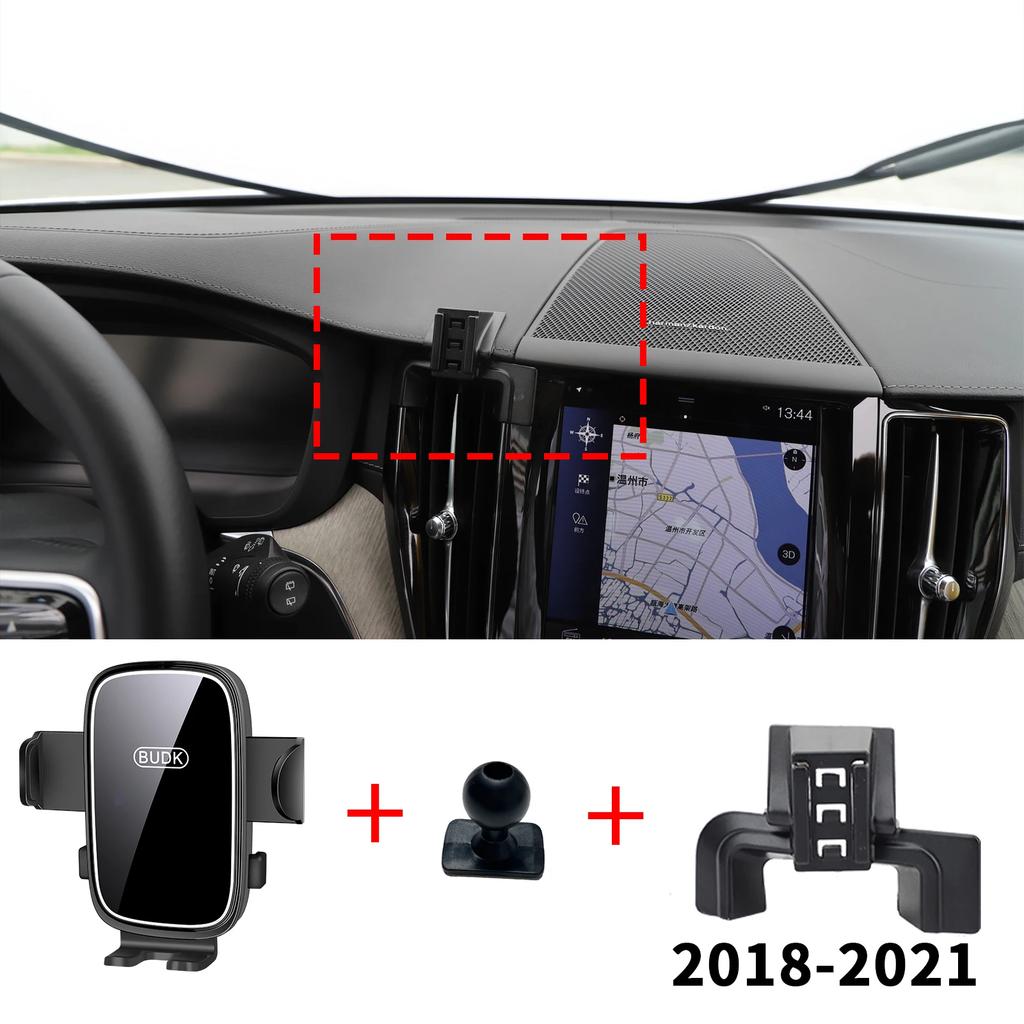 Car Mobile Phone Holder Accessories for Volvo XC60 2018~2025 GPS Bracket Navigation Stand Auto