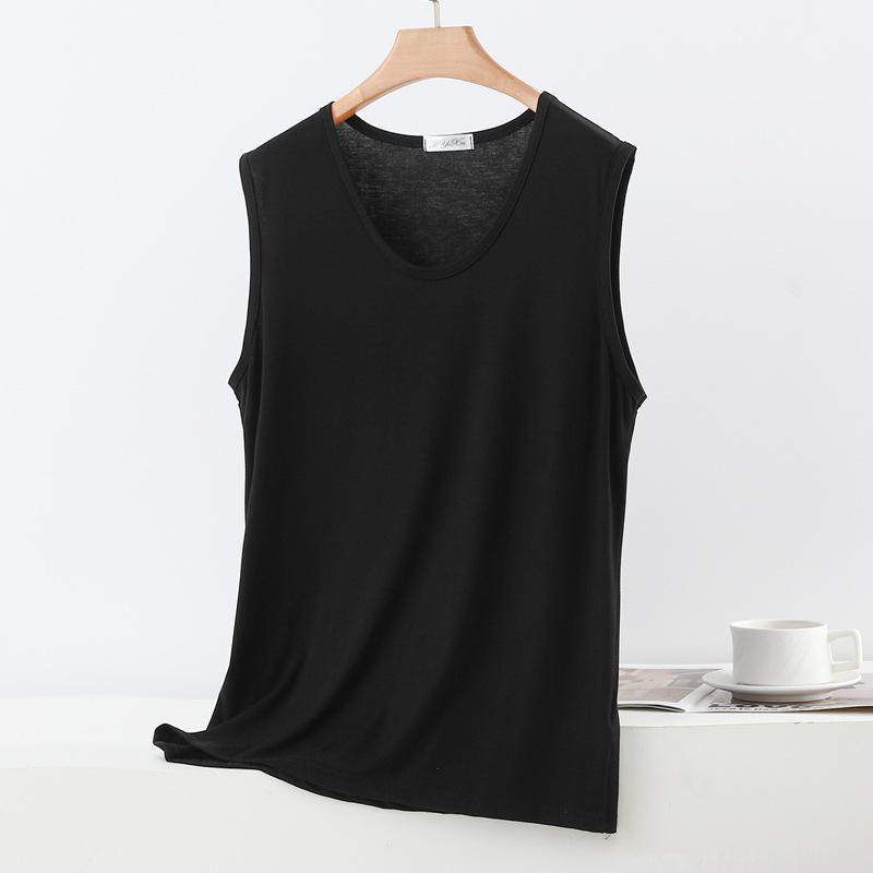 Modal Women's Sleeveless Pajama Top - Lightweight, Casual, Plus Size for Spring/Summer