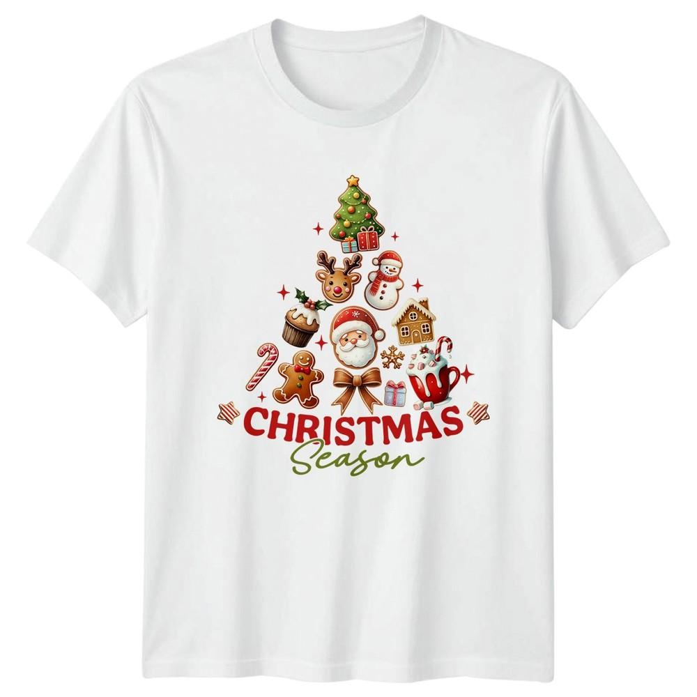 Christmas Season Holidays Graphic Tee Unisex Unisex Unisex T Shirt Fun Holiday Style S