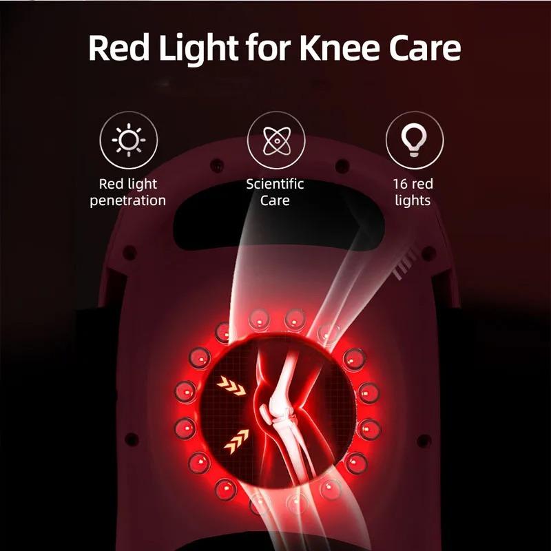 2026 Neuer verbesserter elektrischer Knie-Massager für die Körperpflege mit Airbag - Infrarot-Heizung & vibrierendes Bein-Massagegerät zur Gelenkentspannung,