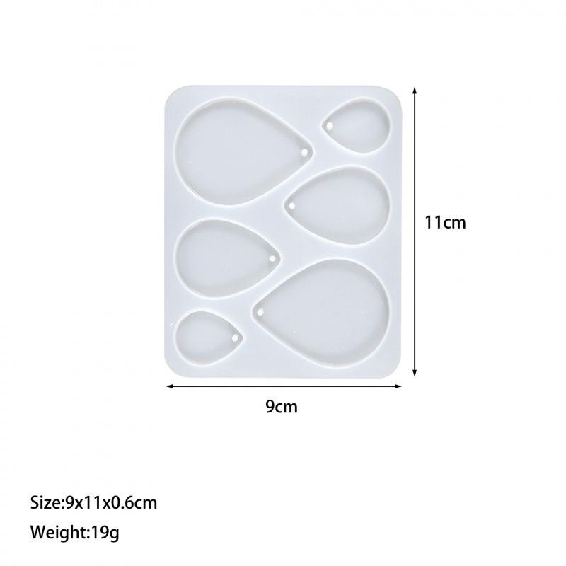 DIY Silicone Mold for Resin Pendant and Earring Ornaments